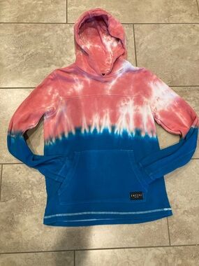 Empyre Pink and White Tie-Dye Hoodie